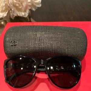 Chanel Black Chain Oversized